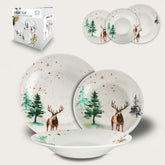 ARCA SERVIZIO PIATTI 18PZ STELLA NATALE STELLA DEL NORD